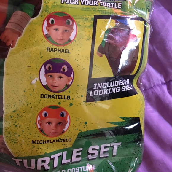 Toddler Turtle Costume 2T-3T - Picture 3 of 4